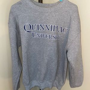 Quinnipiac size medium grey Crewneck sweatshirt